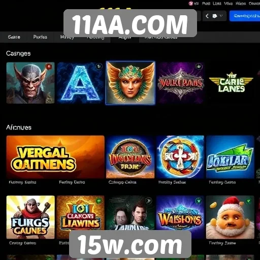 Jogos populares disponíveis no 11AA.COM